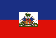 Current flag of the Republic of Haiti
